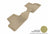 MAXpider Rubber Floor Mats for EX35/QX50 [Covers Rear (2nd) Row, Tan] L1IN00421502