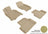 MAXpider Rubber Floor Mats for INFINITI [Covers Front & Rear Row, Tan] L1IN00601502