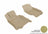 MAXpider Rubber Floor Mats for INFINITI [Covers Front Row, Tan] L1IN00611502