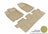 MAXpider Rubber Floor Mats for JX35/QX60 [Covers Front & Rear Row, Tan] L1IN01101502