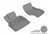 MAXpider Rubber Floor Mats for 2010 2009 2008 2007 2006 INFINITI M35 [Covers Front Row, Gray] L1IN01411501
