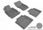 MAXpider Rubber Floor Mats for M37/Q70 [Covers Front & Rear Row, Gray] L1IN01501501