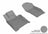 MAXpider Rubber Floor Mats for 2017 2016 2015 2014 INFINITI Q50 [Covers Front Row, Gray] L1IN01711501