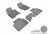 MAXpider Rubber Floor Mats for 2017 2016 INFINITI QX50 [Covers Front & Rear Row, Gray] L1IN01901501