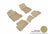 MAXpider Rubber Floor Mats for 2019 2018 2017 INFINITI QX30 [Covers Front & Rear Row, Tan] L1IN02501502