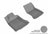 MAXpider Rubber Floor Mats for 2019 2018 2017 INFINITI QX30 [Covers Front Row, Gray] L1IN02511501