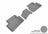 MAXpider Rubber Floor Mats for 2019 2018 2017 INFINITI QX30 [Covers Rear (2nd) Row, Gray] L1IN02521501