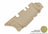 MAXpider Rubber Floor Mats for INFINITI/Nissan [Covers Rear (3rd) Row, Tan] L1IN02631502