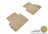 MAXpider Rubber Floor Mats for 2021 2020 2019 2018 2017 INFINITI Q60 [Covers Rear (2nd) Row, Tan] L1IN02721502