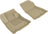 MAXpider Rubber Floor Mats for QX50/QX55 [Covers Front Row, Tan] L1IN03111502