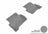 MAXpider Rubber Floor Mats for 2020 2019 2018 2017 Jaguar XE [Covers Rear (2nd) Row, Gray] L1JG00821501