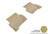 MAXpider Rubber Floor Mats for 2020 2019 2018 2017 Jaguar XE [Covers Rear (2nd) Row, Tan] L1JG00821502