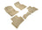 MAXpider Rubber Floor Mats for 2021 2020 2019 2018 2017 Jaguar F-Pace [Covers Front & Rear Row, Tan] L1JG01201502
