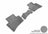MAXpider Rubber Floor Mats for F-Pace/Range Rover Velar [Covers Rear (2nd) Row, Gray] L1JG01221501