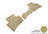 MAXpider Rubber Floor Mats for F-Pace/Range Rover Velar [Covers Rear (2nd) Row, Tan] L1JG01221502