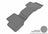 MAXpider Rubber Floor Mats for 2010 2009 2008 2007 2006 2005 Jeep Grand Cherokee [Covers Rear (2nd) Row, Gray] L1JP00121501