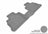 MAXpider Rubber Floor Mats for 2013 2012 2011 2010 2009 2008 2007 Jeep Wrangler [Covers Rear (2nd) Row, Gray] L1JP00321501