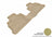 MAXpider Rubber Floor Mats for 2013 2012 2011 2010 2009 2008 2007 Jeep Wrangler [Covers Rear (2nd) Row, Tan] L1JP00321502