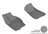 MAXpider Rubber Floor Mats for 2010 2009 2008 2007 2006 Jeep Commander [Covers Front Row, Gray] L1JP00711501