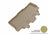 MAXpider Rubber Floor Mats for 2010 2009 2008 2007 2006 Jeep Commander [Covers Rear (3rd) Row, Tan] L1JP00731502
