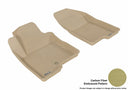 MAXpider Rubber Floor Mats for 2013 2012 2011 2010 2009 2008 2007 Jeep Compass [Covers Front Row, Tan] L1JP00811502