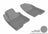 MAXpider Rubber Floor Mats for Compass/Patriot [Covers Front Row, Gray] L1JP00911501