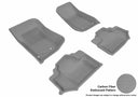 MAXpider Rubber Floor Mats for Wrangler/Wrangler JK [Covers Front & Rear Row, Gray] L1JP01201501