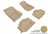 MAXpider Rubber Floor Mats for Wrangler/Wrangler JK [Covers Front & Rear Row, Tan] L1JP01201502