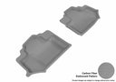 MAXpider Rubber Floor Mats for Wrangler/Wrangler JK [Covers Rear (2nd) Row, Gray] L1JP01221501