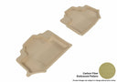 MAXpider Rubber Floor Mats for Wrangler/Wrangler JK [Covers Rear (2nd) Row, Tan] L1JP01221502