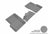 MAXpider Rubber Floor Mats for 2021 2020 2019 2018 2017 2016 2015 Jeep Renegade [Covers Rear (3rd) Row, Gray] L1JP01321501