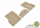 MAXpider Rubber Floor Mats for 2021 2020 2019 2018 2017 2016 2015 Jeep Renegade [Covers Rear (3rd) Row, Tan] L1JP01321502