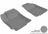 MAXpider Rubber Floor Mats for 2017 2016 2015 2014 2013 2012 Kia Rio [Covers Front Row, Gray] L1KA01411501