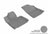 MAXpider Rubber Floor Mats for 2015 2014 Kia Sorento [Covers Front Row, Gray] L1KA01611501