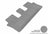 MAXpider Rubber Floor Mats for 2015 2014 Kia Sorento [Covers Rear (3rd) Row, Gray] L1KA01631501