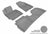 MAXpider Rubber Floor Mats for 2018 2017 2016 2015 2014 Kia Forte [Covers Front & Rear Row, Gray] L1KA01701501