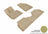 MAXpider Rubber Floor Mats for 2016 2015 2014 Kia Sportage [Covers Front & Rear Row, Tan] L1KA02601502