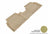 MAXpider Rubber Floor Mats for 2016 2015 2014 2013 2012 2011 Kia Sportage [Covers Rear (2nd) Row, Tan] L1KA02621502