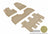 MAXpider Rubber Floor Mats for 2020 2019 2018 2017 2016 Kia Sorento [Covers Front & Both Rear Rows, Tan] L1KA03001502