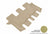 MAXpider Rubber Floor Mats for 2020 2019 2018 2017 2016 Kia Sorento [Covers Rear (3rd) Row, Tan] L1KA03031502