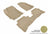 MAXpider Rubber Floor Mats for 2017 2016 2015 2014 Kia Rio [Covers Front & Rear Row, Tan] L1KA03701502