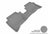 MAXpider Rubber Floor Mats for 2017 2016 2015 2014 Kia Rio [Covers Rear (2nd) Row, Gray] L1KA03721501
