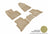 MAXpider Rubber Floor Mats for 2021 2020 2019 2018 2017 Kia Sportage [Covers Front & Rear Row, Tan] L1KA04001502
