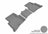 MAXpider Rubber Floor Mats for 2021 2020 2019 2018 2017 Kia Sportage [Covers Rear (2nd) Row, Gray] L1KA04021501