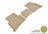 MAXpider Rubber Floor Mats for 2021 2020 2019 2018 2017 Kia Sportage [Covers Rear (2nd) Row, Tan] L1KA04021502