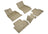 MAXpider Rubber Floor Mats for 2021 2020 2019 2018 Kia Stinger [Covers Front & Rear Row, Tan] L1KA04601502