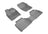 MAXpider Rubber Floor Mats for 2020 2019 2018 2017 Lincoln MKZ [Covers Front & Rear Row, Gray] L1LC01301501