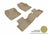 MAXpider Rubber Floor Mats for 2013 2012 Land Rover Range Rover Evoque [Covers Front & Rear Row, Tan] L1LR00601502