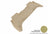 MAXpider Rubber Floor Mats for 2021 2020 2019 2018 2017 2016 2015 2014 2013 Land Rover Range Rover [Covers Rear (2nd) Row, Tan] L1LR01021502