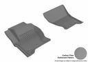 MAXpider Rubber Floor Mats for LR4/Range Rover Sport [Covers Front Row, Gray] L1LR01511501